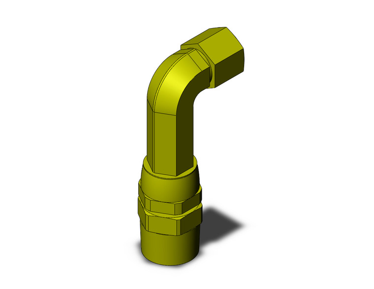 SMC LL08-03 self align fitting fitting, extended male elbow