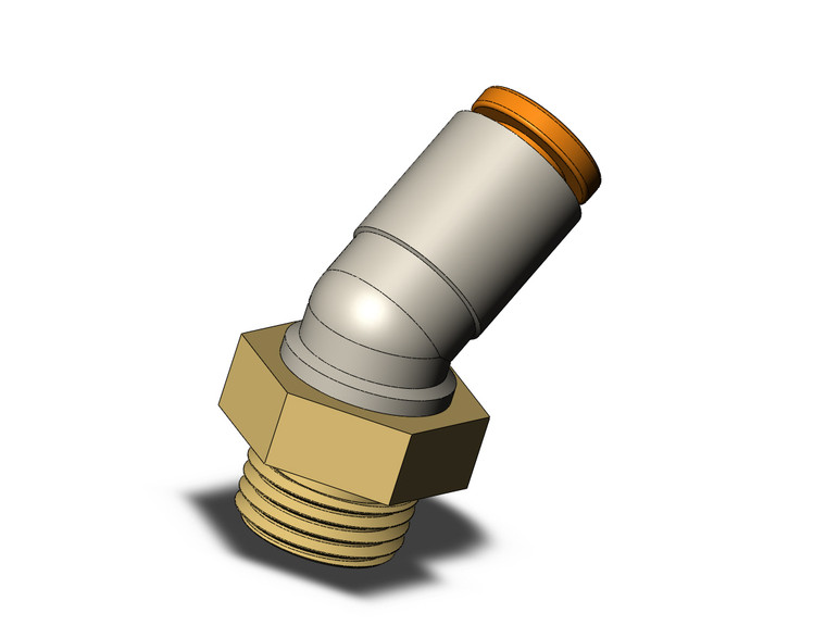 SMC KQ2K05-34AP one-touch fitting fitting, 45 deg male elbow Pack of 10