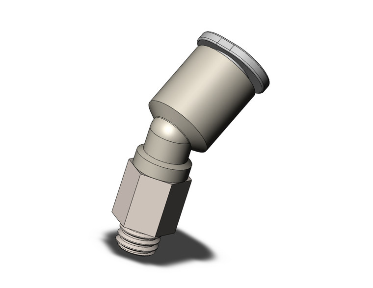 SMC KQ2K06-M6N1 one-touch fitting fitting, 45 deg male elbow Pack of 10