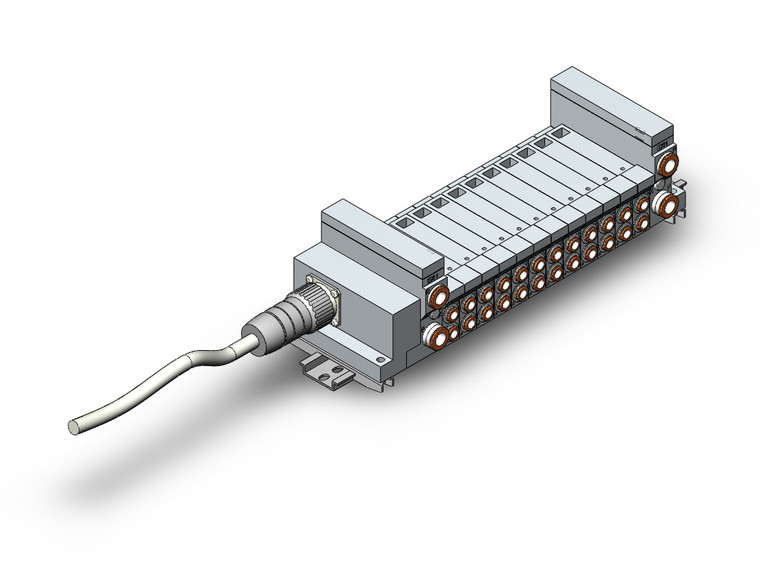SMC VV5Q21-12N7M3-DW 4/5 port solenoid valve vv5q manifold