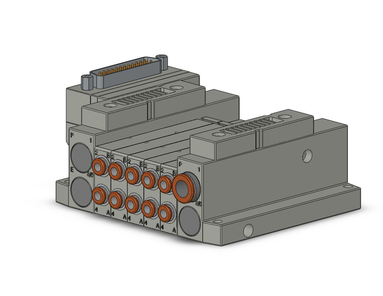 SMC SS5V1-10FD1-05US-C4 4/5 port solenoid valve 5 port solenoid valve manifold