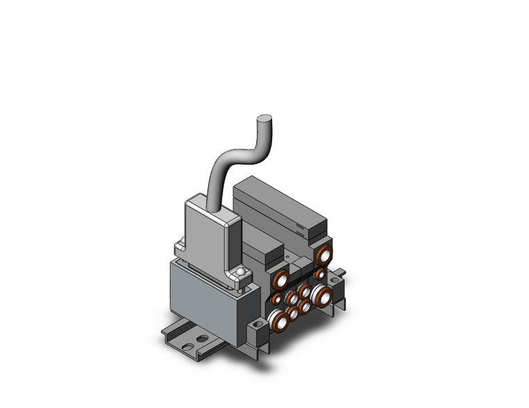 SMC VV5Q11-02N7FU2-DR 4/5 port solenoid valve vv5q manifold