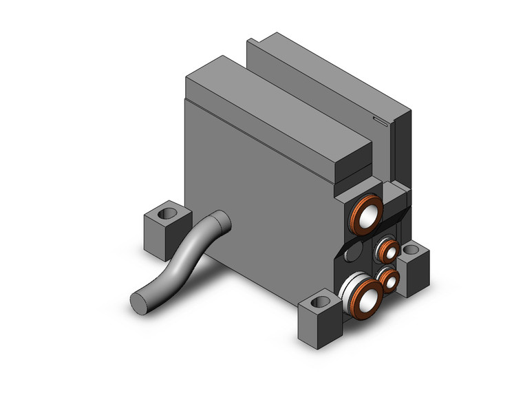 SMC VV5Q11-01N3L0 4/5 port solenoid valve vv5q manifold