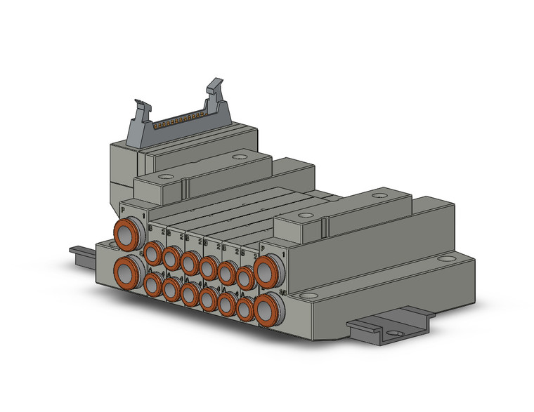 SMC SS5V1-16PD1-06B-C6 4/5 port solenoid valve 5 port solenoid valve manifold