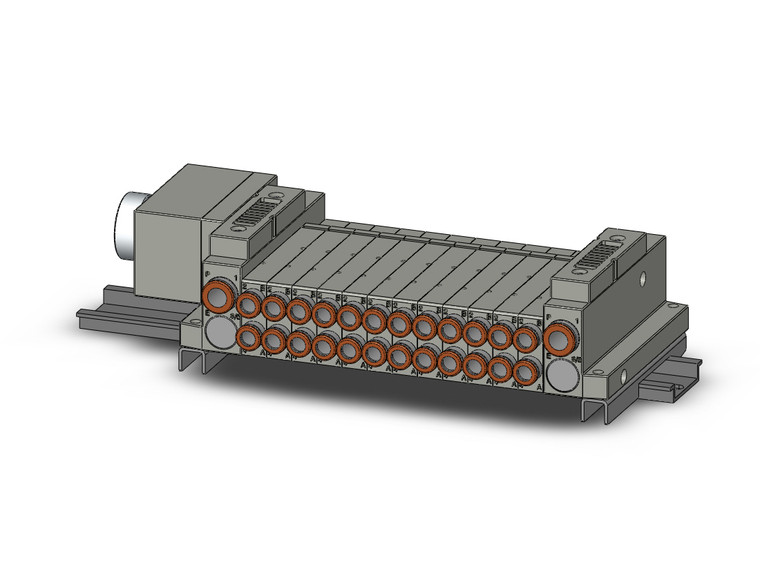 SMC SS5V1-W10CD-12BS-N7-D 4/5 port solenoid valve 5 port solenoid valve manifold