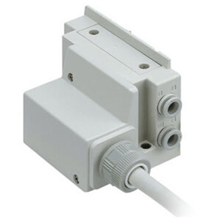 SMC SS5Y5-10L23-08B-N9 4/5 port solenoid valve ss5y5 8 sta manifold base
