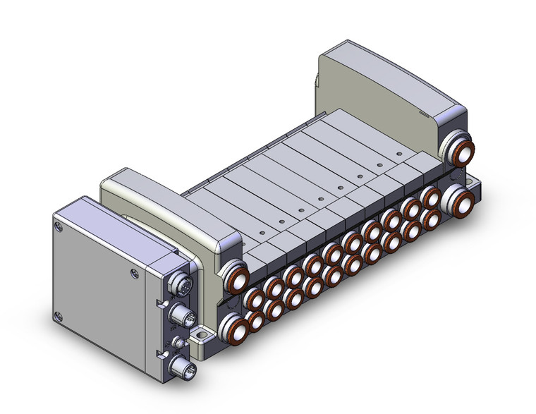 SMC VV5QC21-10C8SEAN 4/5 port solenoid valve vqc manifold