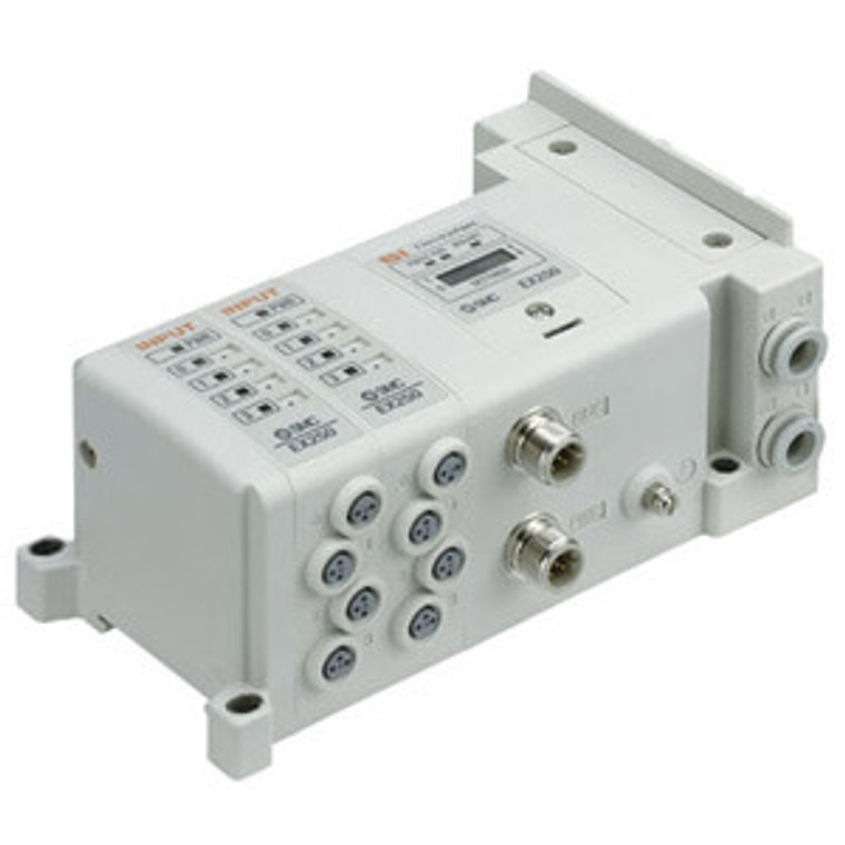 SMC SS5Y5-10SZE5F-06B-C6D 4/5 port solenoid valve ss5y5 6 sta manifold base