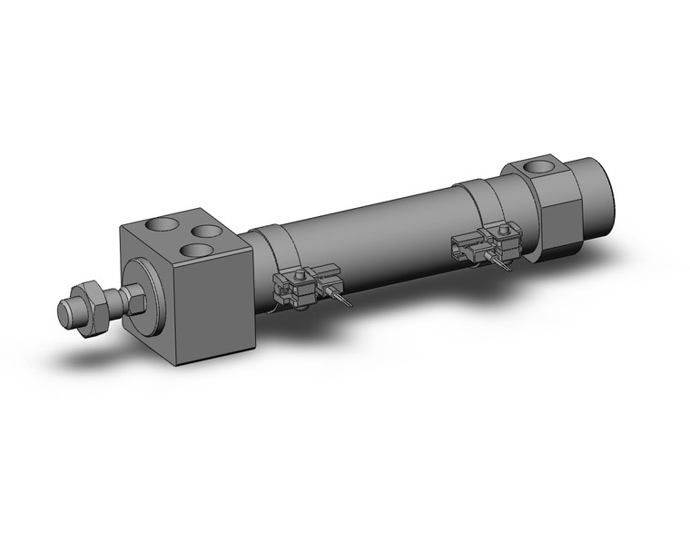 SMC CDM2RA25-75Z-M9BVL round body cylinder cylinder, air