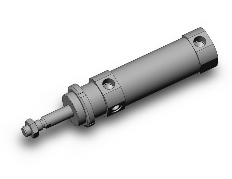 SMC C75F40-25T iso round body cylinder, c75, c76 cyl, european
