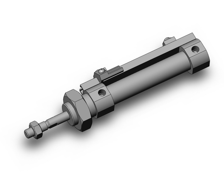 SMC CD85F12-10T-A iso round body cylinder, c82, c85 cylinder, iso, sgl acting