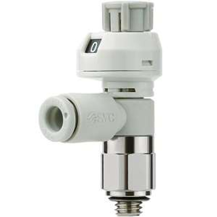 SMC AS1311FS1-M5E-06 AS-FS Series Speed Controller With Indicator Elbow Type/Universal Type Body Size 1