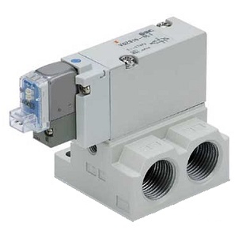 SMC VQZ115K-6G1-01T VQZ100 Series 3 Port Solenoid Valve Base Mounted Single Unit