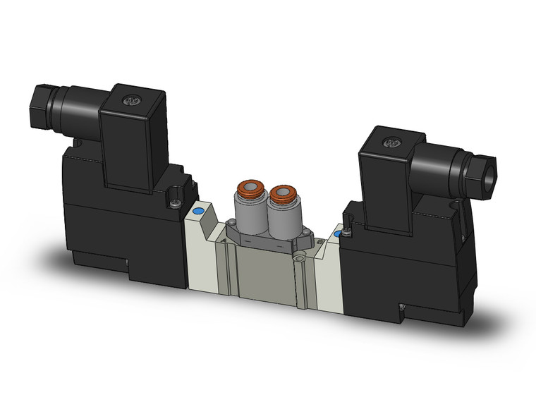 SMC SY3220-5DZ-C4 4/5 port solenoid valve valve, dbl sol, body pt