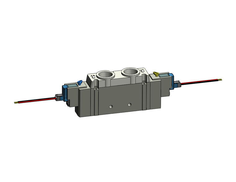 SMC SY9220-3LZE-03N 4/5 port solenoid valve valve, dbl sol, body pt