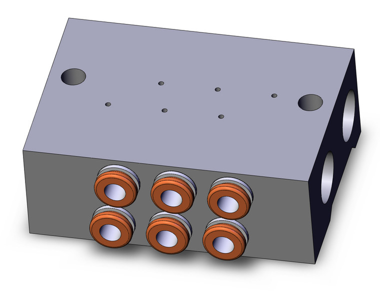 SMC SS5YJA3-S32-03-C4 4/5 port solenoid valve manifold base