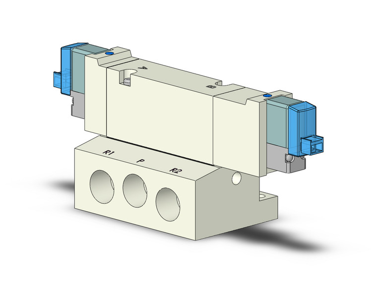 SMC VQZ3350K-6LO1-02 4/5 port solenoid valve 3000 series 5 port valve