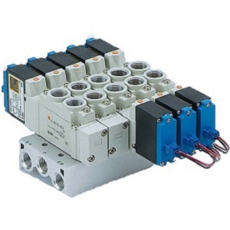 SMC 53-SS5Y7-20-14 53-SY5000/7000 Series Intrinsically Safe Explosion-proof Structure 5 Port Solenoid Valve Body Ported Manifold Bar Stock Type Type 20