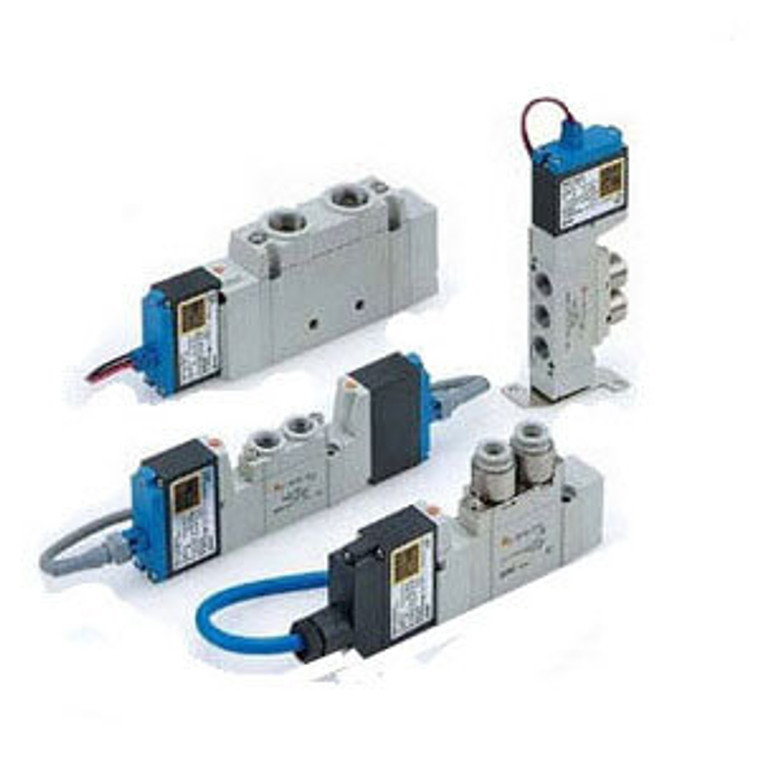 SMC 53-SY7120-TT20-N11 4/5 port solenoid valve valve, sgl sol, body pt