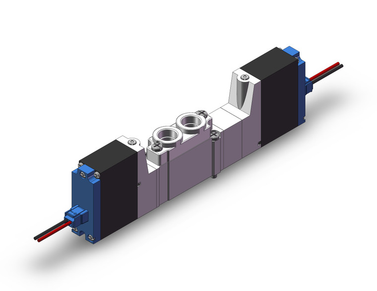 SMC 53-SY5420-L6D-N7 4/5 port solenoid valve valve, dbl sol, body pt
