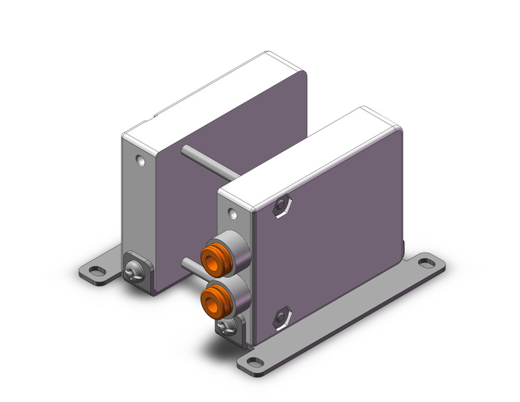 SMC VV100-10FAD2-02U1-N3F1 3 port solenoid valve plug-in connector type mfld