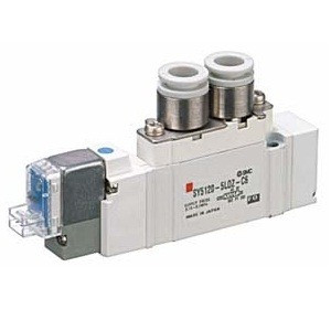 SMC 52-SY5220-TT10-C6 52-SY Series ATEX Compliant 5 Port Solenoid Valve Body Ported Type Single Unit