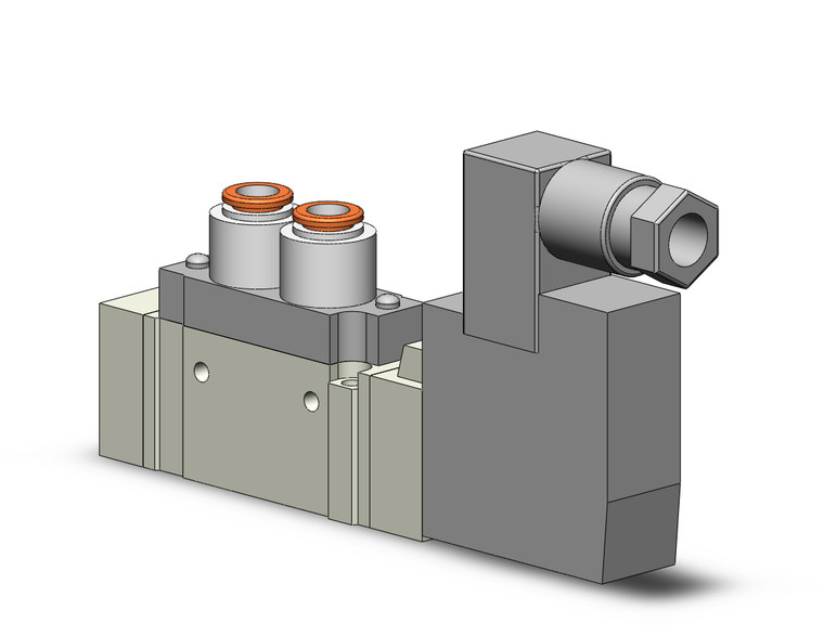 SMC SY5120-5YZD-N7T 4/5 port solenoid valve valve, sgl sol,body pt, din