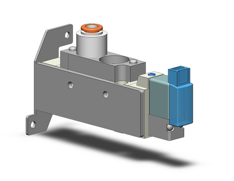 SMC SY5120-5MOZD-C6-F1 4/5 port solenoid valve valve, sgl sol, body pt (dc)