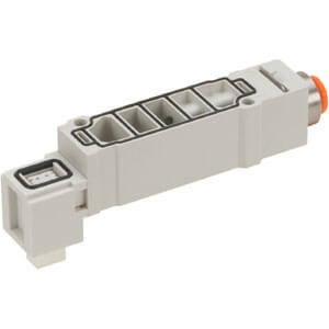 SMC SY50M-38-2A-L8 4/5 port solenoid valve ind sup spacer