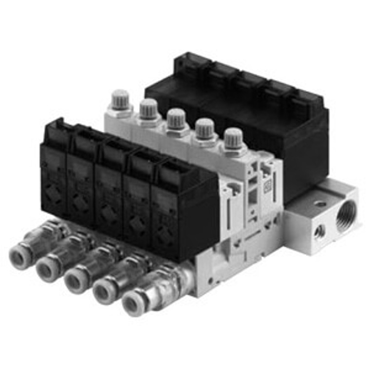 SMC ZZB01-S01M5 vacuum ejector manifold, 1 station