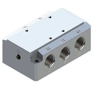 SMC VFS5000-P-03F Sub-plate Assembly For VFS5000 Series