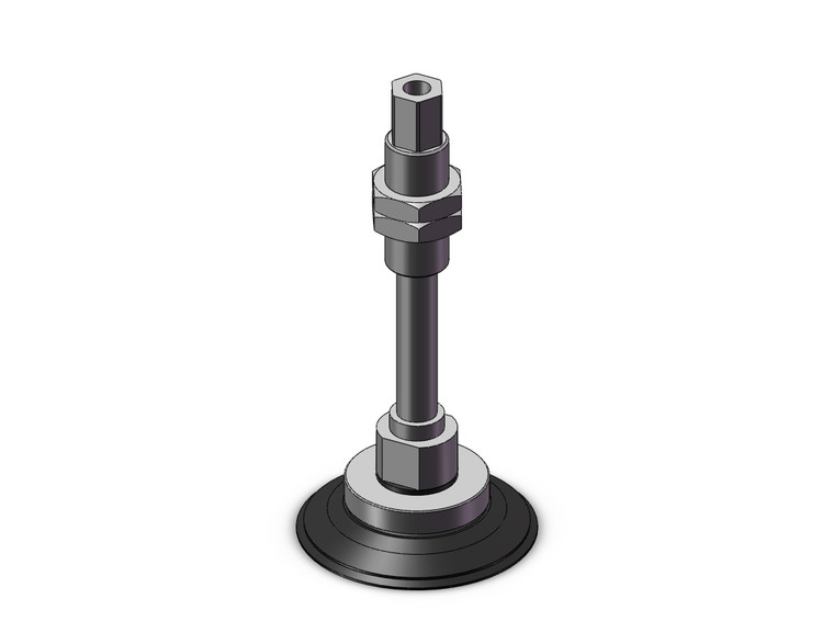 SMC ZP3E-T80UMCLJB30 vacuum pad, zp, zp2, zp3 vertical vacuum inlet w/buffer