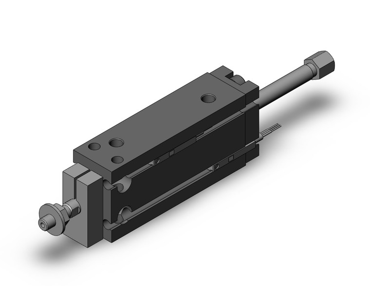 SMC ZCDUKQ16-30D-M9NL compact cylinder w/vacuum cyl, free mount for vacuum