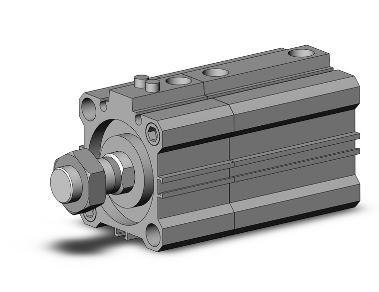 SMC CLQA40-30DM-B compact cylinder w/lock cyl, compact with lock
