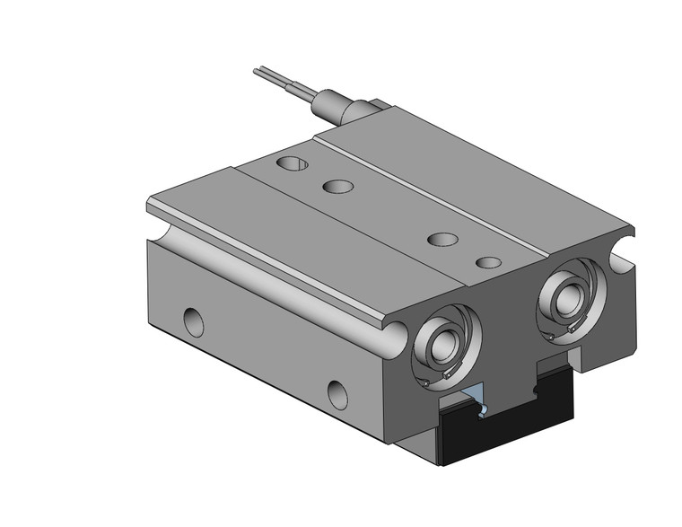 SMC MHF2-8D-M9BWLS gripper cylinder, mhf2, low profile air gripper