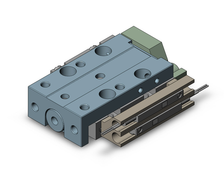 SMC MXJ8-10P-M9BL guided cylinder cylinder, air