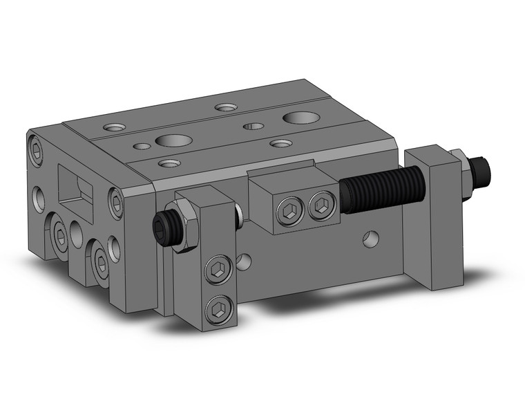 SMC MXS16L-10ASBT guided cylinder cyl, air slide table, symmetric type