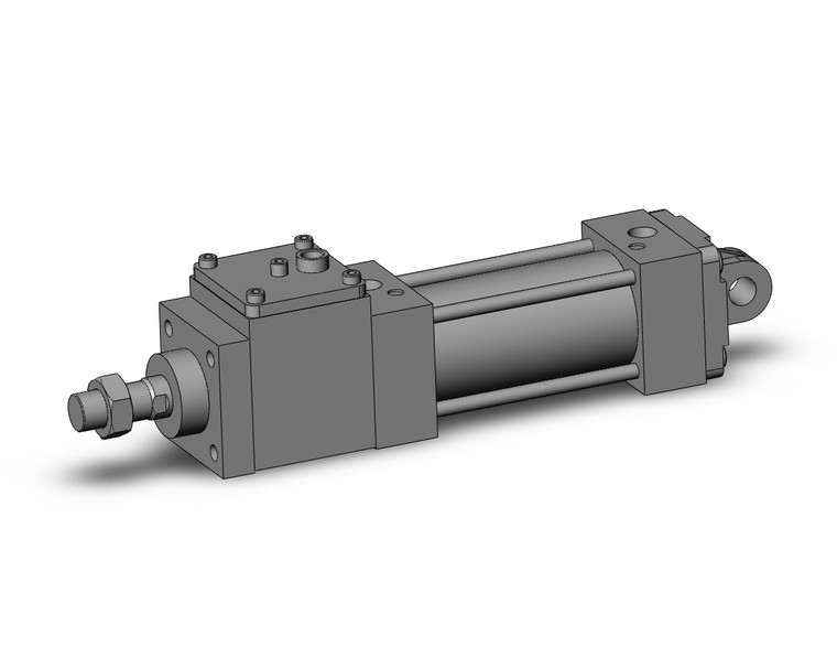 SMC MDWBC50-75 tie rod cylinder w/lock cylinder, mwb, tie rod
