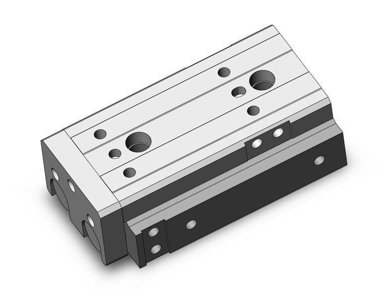 SMC MXQR16L-40 guided cylinder cyl, air slide table, reversible type