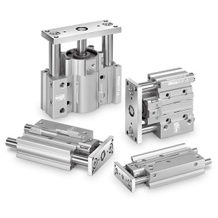 SMC MLGPM50-75Z-B MLGP-Z Series Compact Guide Cylinder With Lock
