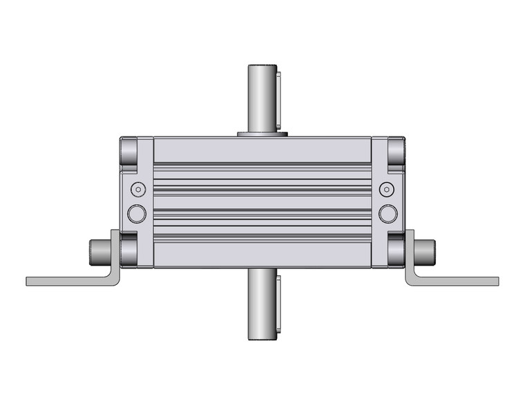 SMC CDRA1LY80-100CZ rotary actuator actuator, rotary, rack & pinion type