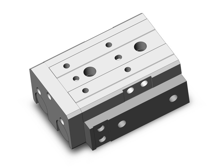SMC MXQR25L-20 guided cylinder cyl, air slide table, reversible type