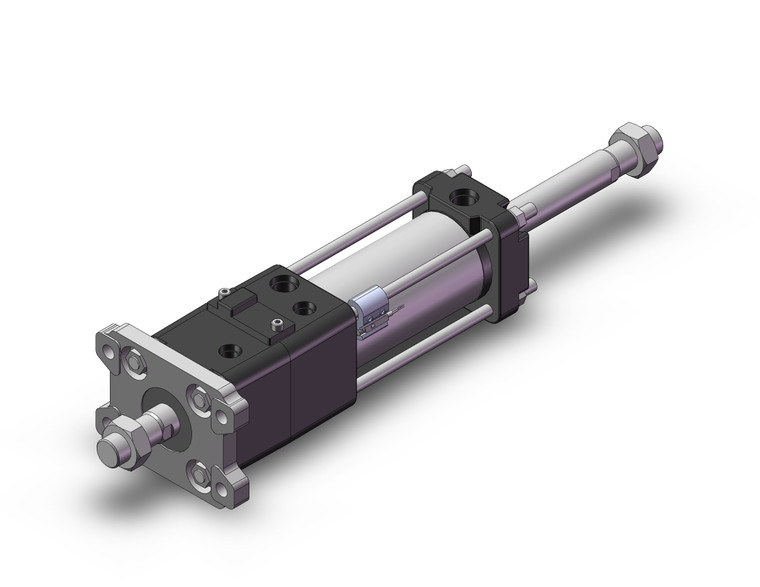 SMC CDLA2WF50TN-75-D-A93L3 tie rod cylinder w/lock fine lock cylinder