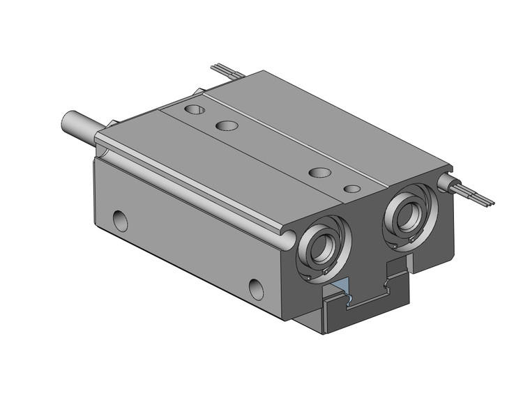 SMC MHF2-12D-M9PSAPC-X83B2 gripper cylinder, mhf2, low profile air gripper
