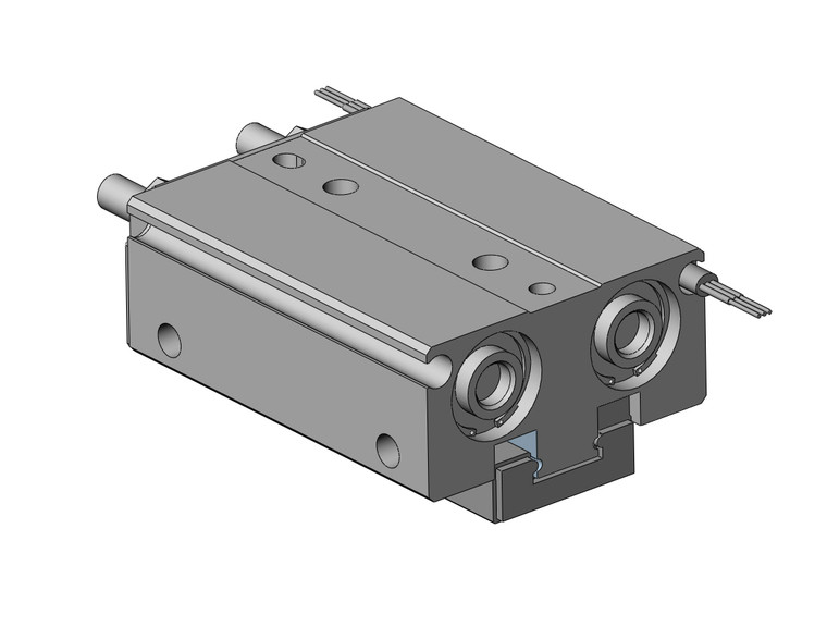 SMC MHF2-12D-M9PSDPC-X83A1 gripper cylinder, mhf2, low profile air gripper