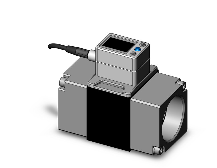 SMC PF3W721-N12-DT-F digital flow switch, water, pf3w 3-color digital flow siwtch for water