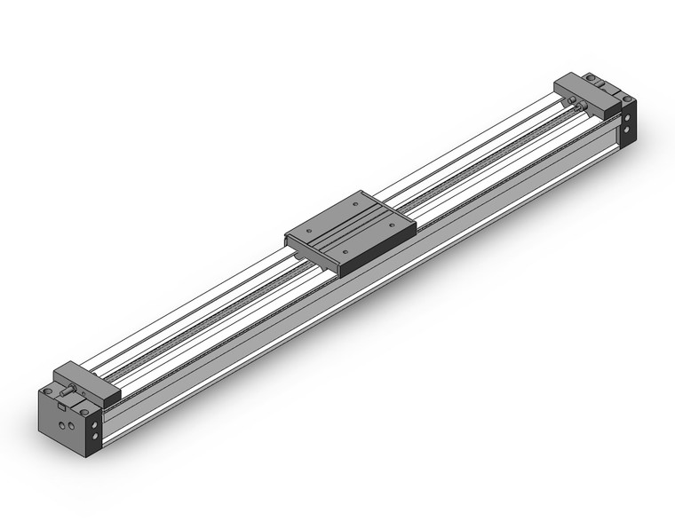 SMC MY1M63-1200AL rodless cylinder slide bearing guide type