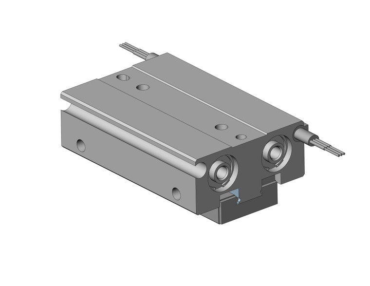 SMC MHF2-8D1-M9NSAPC gripper cylinder, mhf2, low profile air gripper