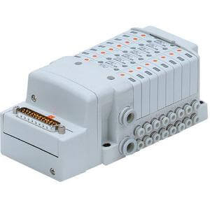 SMC SS0750-04C4C8FD0-D0S 3 port solenoid valve plug-in type stacking manifold