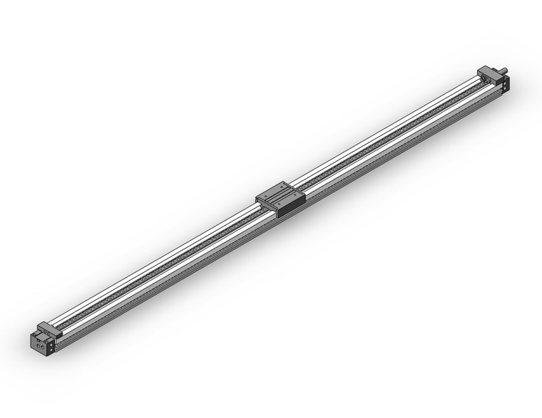 SMC MY1M25-1500AH rodless cylinder slide bearing guide type